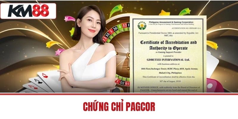 Chứng chỉ PAGCOR